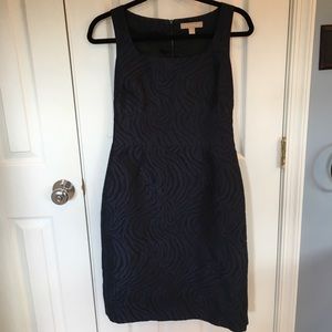 Banana republic cocktail dress navy and black